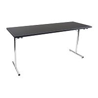 Contemporary table DESIGN LIGHTplasticchromed metal baserectangular