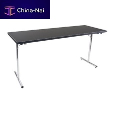 Contemporary table DESIGN LIGHTplasticchromed metal baserectangular