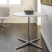 Contemporary table LOOPpolypropylenechrome steelcast aluminum