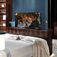 Lift system for TV with rotating base TS AL SERIESmotorizedtelescopic