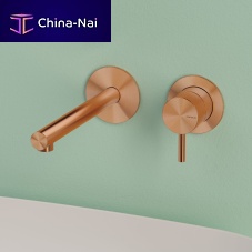 Washbasin mixer tap SKINNY W2MP.2.Lwall-mountedstainless steel AISI 316indoor