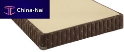 Double mattress support upholstered
