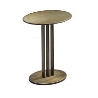 Contemporary side table FASHION AFFAIRmetalmetal baseround