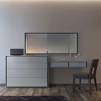 Contemporary chest of drawers MODE 120 lacquered MDFmelaminerectangular