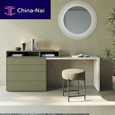 Free-standing desk MODULAcontemporarylacquered woodstraight