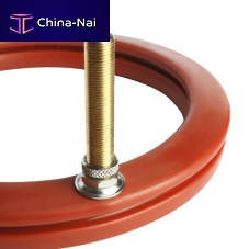 Inflatable seal silicone rubberdoorfor medical applications