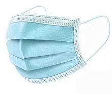 Latex-free surgical mask box of 50bluewhite