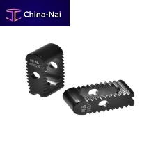 Lumbar interbody fusion cage posteriortitanium