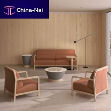 Contemporary coffee table BAOwoodenwooden baseround