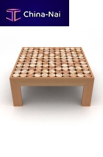 Contemporary side table SOFIAwoodensquarecustom