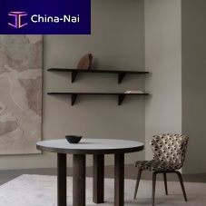 Wall-mounted shelf UP TOWNcontemporarysolid woodFSC ecolabel