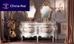 Double washbasin cabinet VILLA VENEZIA: 11646free-standingwoodenclassic