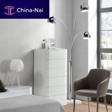 Contemporary chiffonier MANHATTAN lacquered woodwhite