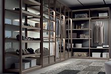 Corner wardrobe PIVOTANTEScontemporarywoodenglass