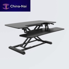 Free-standing computer table MT117Mcontemporarystraightblack