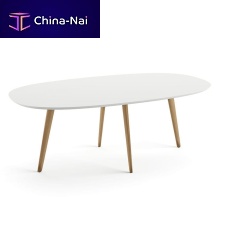 Contemporary dining table GHER MDFoak baseoval