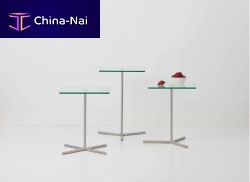 Contemporary side table XLglasstempered glasshome