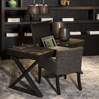 Contemporary desk MALTEwoodenleather