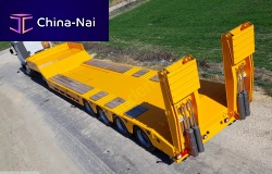 Platform trailer goosenecksingle-axletowed