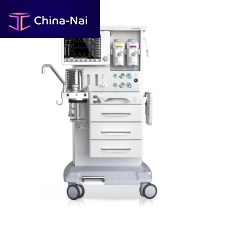 Trolley-mounted anesthesia workstation Aeon8800Awith respiratory monitoringwith electronic gas mixer