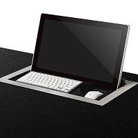 Conference table touch screen DYNAMICX2KMcountertopmotorizedretractable