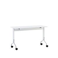 Contemporary table ROLLOMDFmetal basewooden base