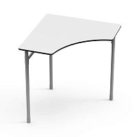 Free-standing desk DELTAindividualcontemporarypainted metal