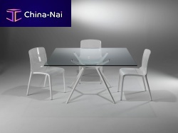 Contemporary table EXglassrectangularsquare