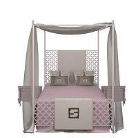 Canopy bed Magicaldoubletraditionalwith headboard
