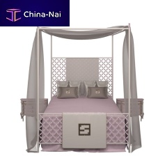 Canopy bed Magicaldoubletraditionalwith headboard