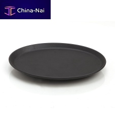 Serving plate roundcast ironplain