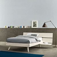 Single bed MAESTRALE M12contemporarywith headboardchild's