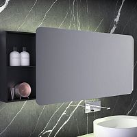 Wall-mounted bathroom mirror contemporaryrectangularSolid Surface