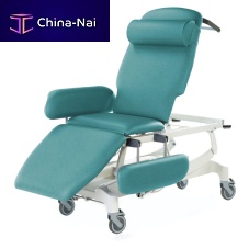 Electric treatment chair MG3493 3-sectionon castersheight-adjustable