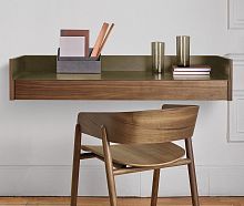 Wall-mounted desk STOCKHOLM : STH702contemporarywoodenstraight
