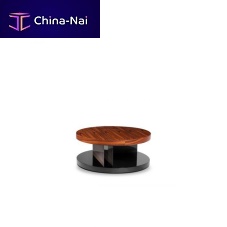 Contemporary table LALLAN CENTER TABLE IIwoodenbrasspolished brass