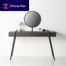 Contemporary dressing table DUOOwood veneer1-seat