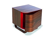 Contemporary bedside table WINGoakwalnutbirch