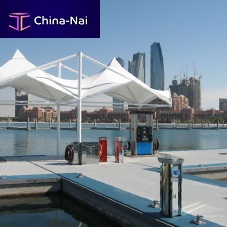 Harbor floating fuel dock freshwaterfor marinas