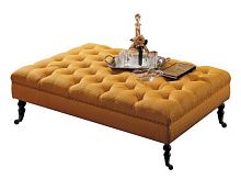Classic coffee table CAPITONNfabricrectangularhome