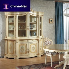 Classic china cabinet ART.9903lacquered wood
