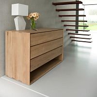 Contemporary chest of drawers Nordicoakrectangularwith drawer
