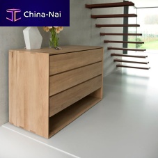 Contemporary chest of drawers Nordicoakrectangularwith drawer