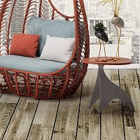 Contemporary side table MIROwoodensteelhome