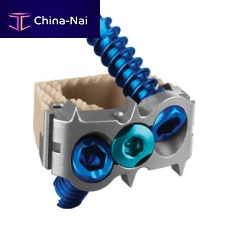 Cervical interbody fusion cage COALITION®anteriorwith cervical bone plate