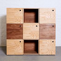 Modular bookcase BOX AND PLANKcontemporarycommercialwooden