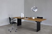 Contemporary table HOBROwalnutoaksolid wood