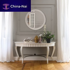 Traditional sideboard table CVB034oakhalf moonhome
