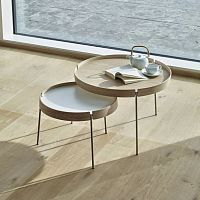 Contemporary nesting tables AK 710-750oakwalnutash