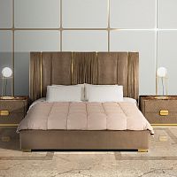King size bed WALDORFqueen sizecontemporaryupholstered